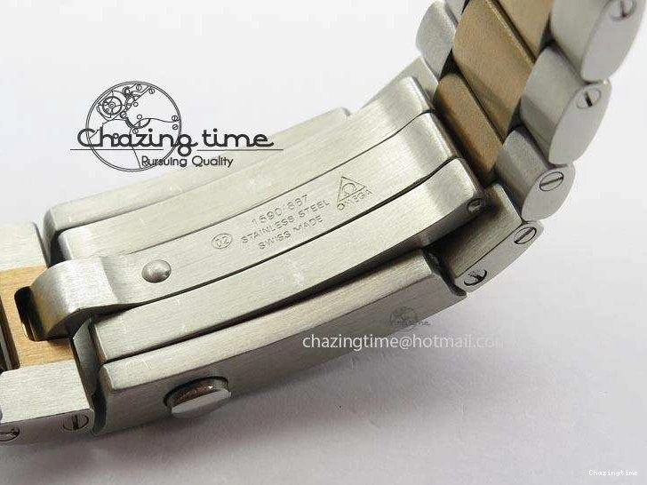 0209 FlexibleFit Seamaster Professional Chrono SS RG Blue Ceramic Blue Dial On SS RG Bracelet A 8211